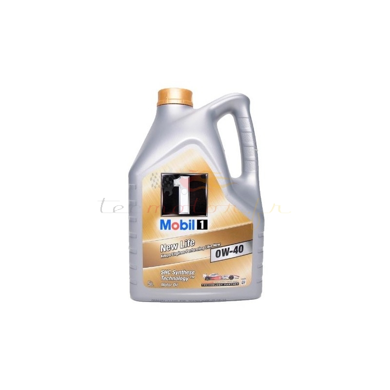 Mobil 1 New Life 0W-40 huile Moteur voiture 100% synthétique