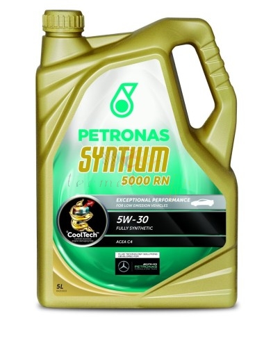 Huile PETRONAS Syntium 5000 RN 5W-30 Mercedes Renault Spéciale moteur DCI FAP