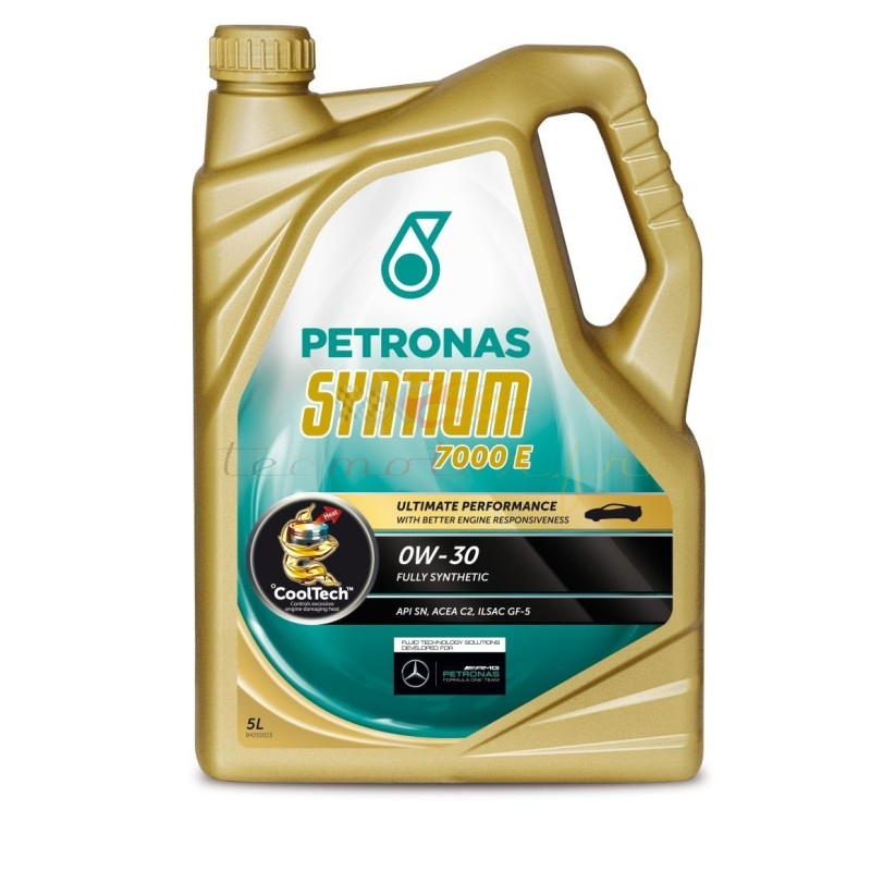 Huile PETRONAS Syntium 7000 E 0W-30 Essence & Diesel FAP