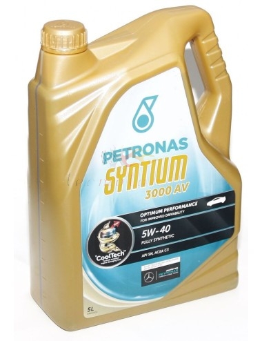 Huile PETRONAS Syntium 3000 AV 5W-40 C3 FAP Huile PETRONAS Syntium 3000 AV 5W-40 C3 FAP