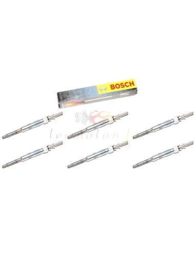 Ensemble de 6 bougies de péchauffage pour BMW X5 E53 Ensemble de 6 bougies de péchauffage pour BMW X5 E53