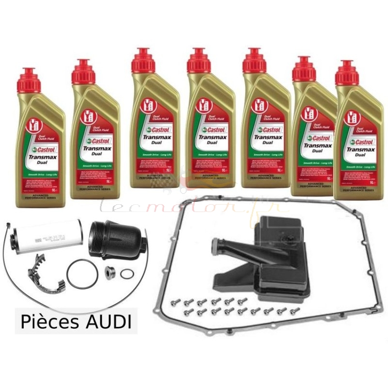 Audi 7-speed DSG gearbox oil change kit with original Audi filter cartridge Audi 7-speed DSG gearbox oil change kit with original Audi filter cartridge