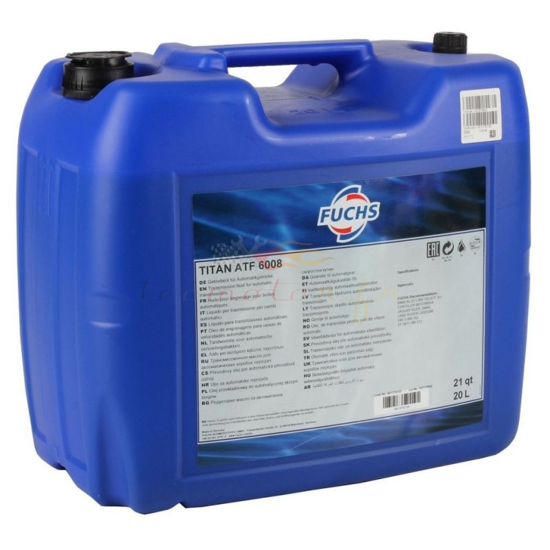 Fuchs Titan 6008 huile pour boite automatique ZF 8 vitesses Fuchs Titan 6008 huile pour boite automatique ZF 8 vitesses