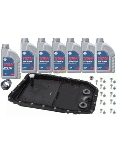 Kit vidange ZF pour boite automatique BMW Série 5 (E60) 530d huile Fuchs 6006