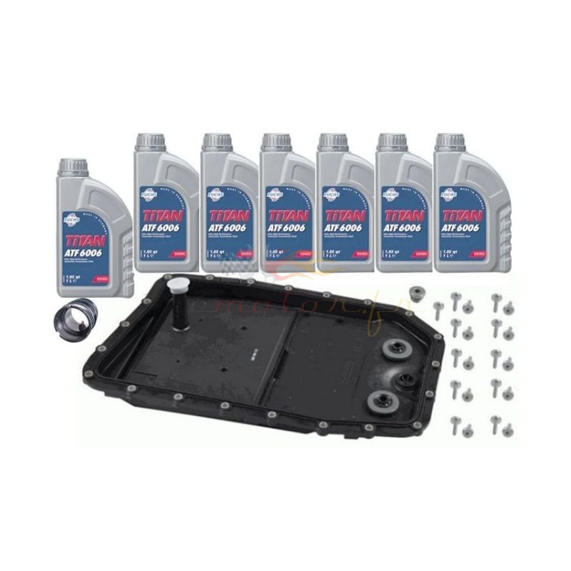 ZF transmission oil change kit BMW 5 Series (E60) 530d Fuchs 6006 oil