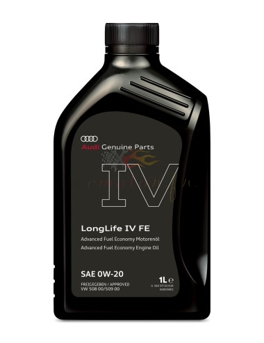 Huile Audi d'origine Edge 0w20 LL IV 508.00/509.00 Bidons 5L ou 1L Huile Audi d'origine Edge 0w20 LL IV 508.00/509.00 Bidons 5L ou 1L