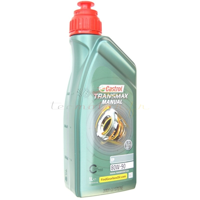 Olio per cambio manuale Castrol Transmax Manual 80W-90, tanica da 1 litro