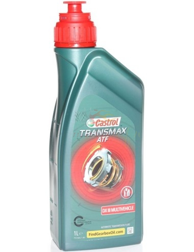 Huile boite automatique Castrol Transmax DX III Multivehicle Bidon 1L