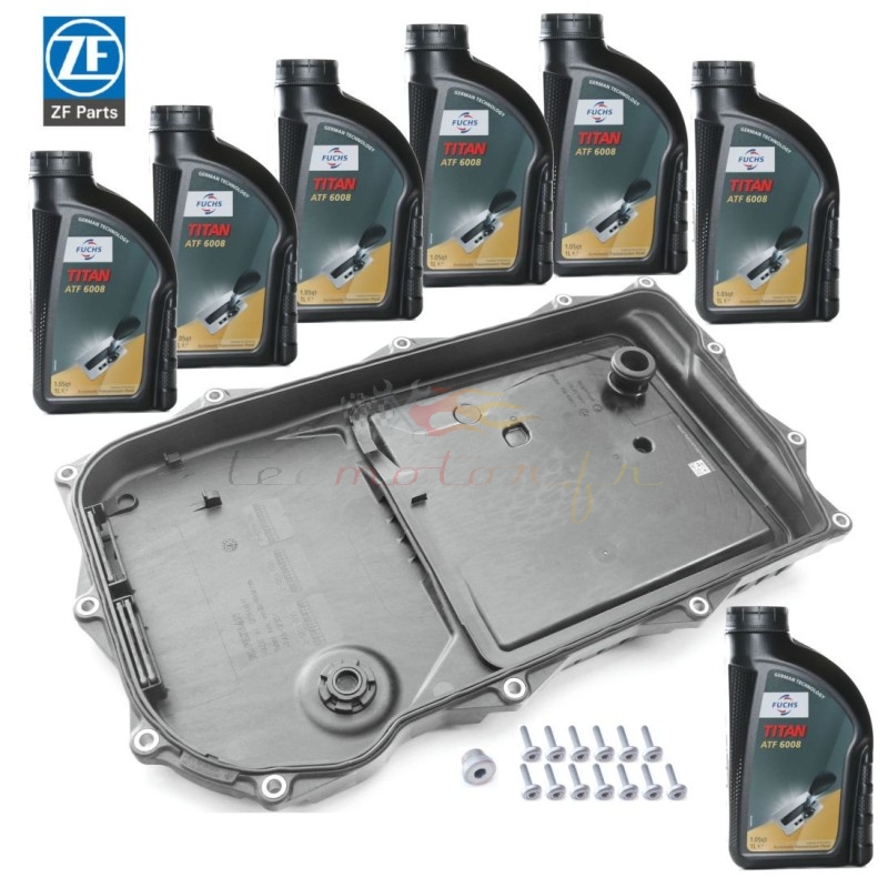 Kit vidange ZF huile Fuchs pour boite automatique ZF 8HP45-70 carter plastique