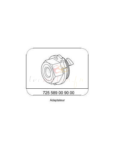 Adaptateur remplissage vidange d'origine Mercedes boite 725 9G-Tronic