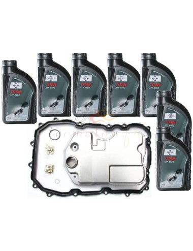 Kit cambio olio cambio automatico Audi Q7 a 6 marce Fuchs oil