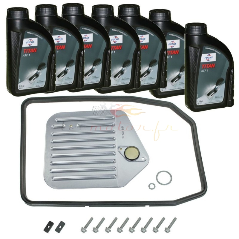Seal strainer kit with ZF oil for BVA ZF 5HP19 with ATF1 Fuchs factory oil screws Seal strainer kit with ZF oil for BVA ZF 5HP19 with ATF1 Fuchs factory oil screws