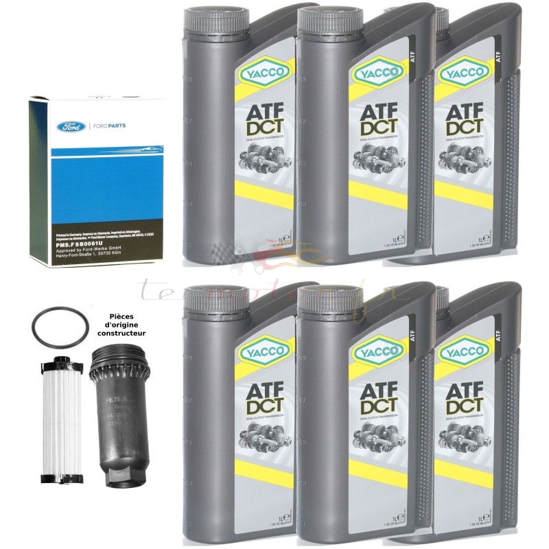 Original parts oil change kit Powershift box Ford MPS6 Getrag 6 DCT450 6 speeds