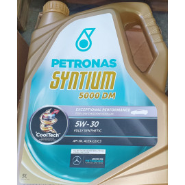 PETRONAS Syntium 5000 DM 5W-30 Bidons 5L ou 1L