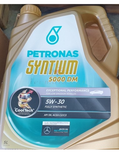 PETRONAS Syntium 5000 DM 5W-30 Bidons 5L ou 1L