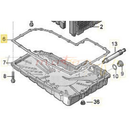 Junta plana caja DSG 0CK DL382