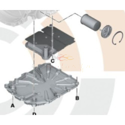 Kit vidange d'origine BMW sans pompe d'aspiration GETRAG DKG DCT 7
