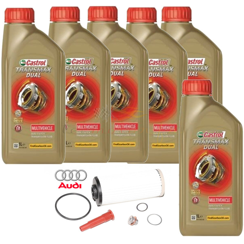 DQ381 Cambio olio cambio DSG 7 marce Audi VW Castrol Dual DQ381 Cambio olio cambio DSG 7 marce Audi VW Castrol Dual