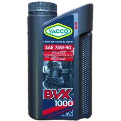 Yacco gearbox and differential oil BVX 1000 75W90 GL4 - GL5