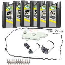 DSG7 0CK oil change kit Audi A4, A5, A6, A7, Q5 original parts DCT oil