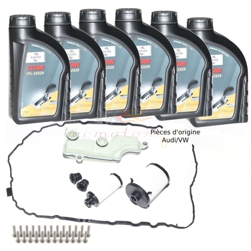 Kit vidange DSG7 GEN 2 0CK Audi A4, A5, A6, A7, Q5 pièces & huile AUDI Kit vidange DSG7 GEN 2 0CK Audi A4, A5, A6, A7, Q5 pièces & huile AUDI