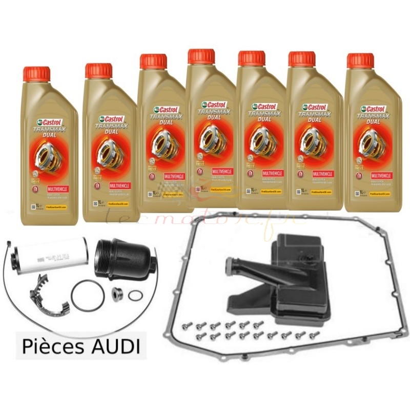 DSG DL501 0B5 oil change kit with original filter and Dual Castrol factory oil DSG DL501 0B5 oil change kit with original filter and Dual Castrol factory oil