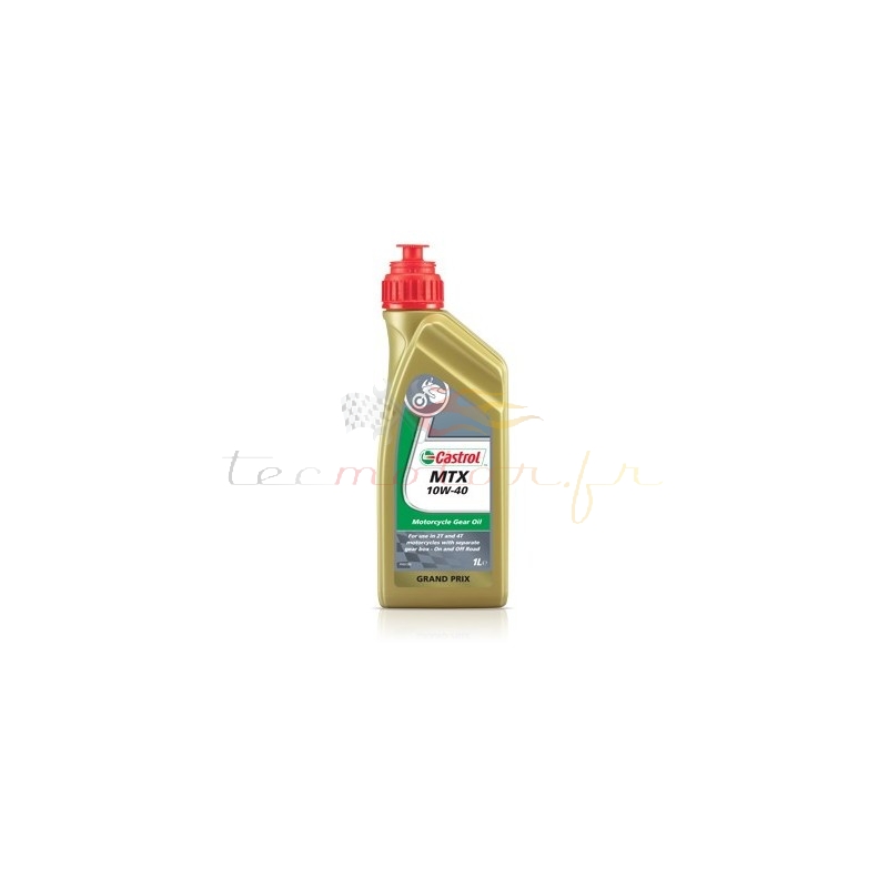 Castrol MTX 10W40 Bidon 1L huile pour boite à vitesse moto